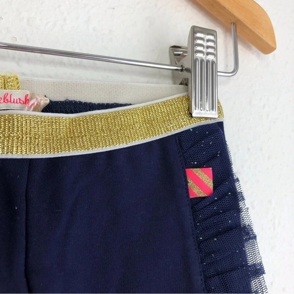 NWT Billieblush matching set heart ringer t-shirt and navy pants‎ size 3 years